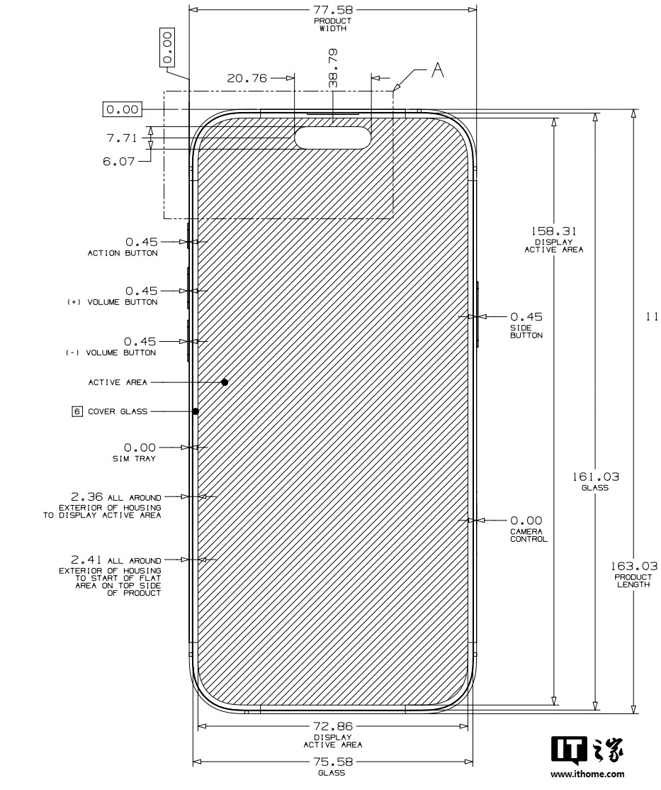 Lần đầu tiên có một mẫu iPhone 16 có viền màn hình không đều nhau - Ảnh 2.