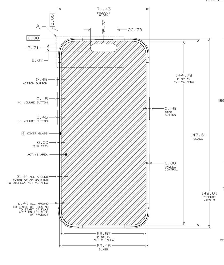 Lần đầu tiên có một mẫu iPhone 16 có viền màn hình không đều nhau- Ảnh 1.