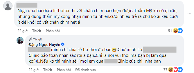 Bị khịa tiêm "cả lít botox" lên mặt mà cũng chia sẻ bí quyết trẻ lâu, Huyền Baby phản ứng cực căng lần đầu thấy! - Ảnh 5.