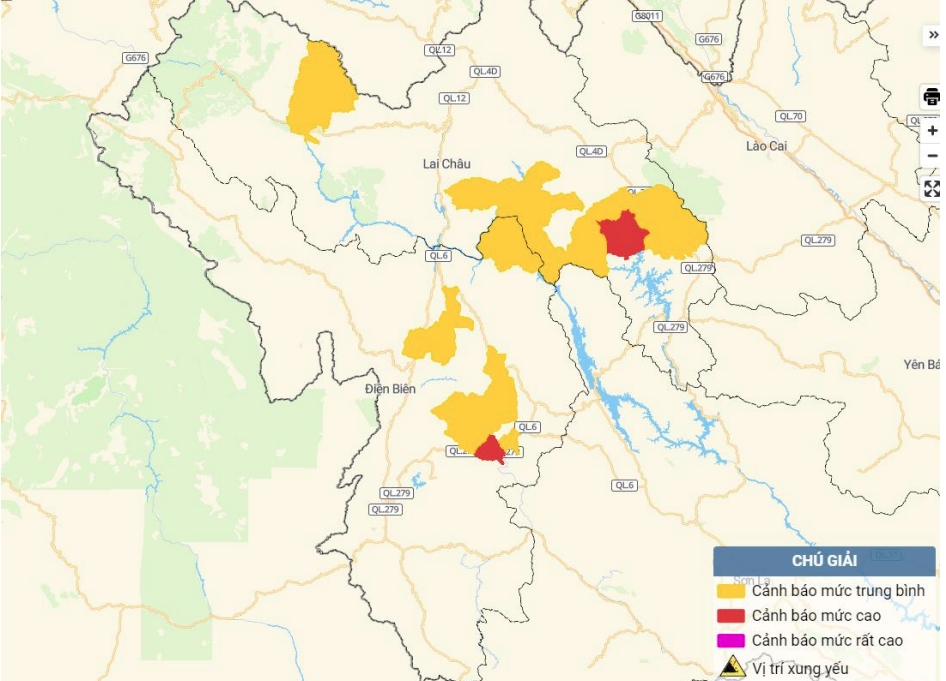 Cảnh báo lũ quét , sạt lở đất tại Lai Châu và nhiều tỉnh khác - Ảnh 2.