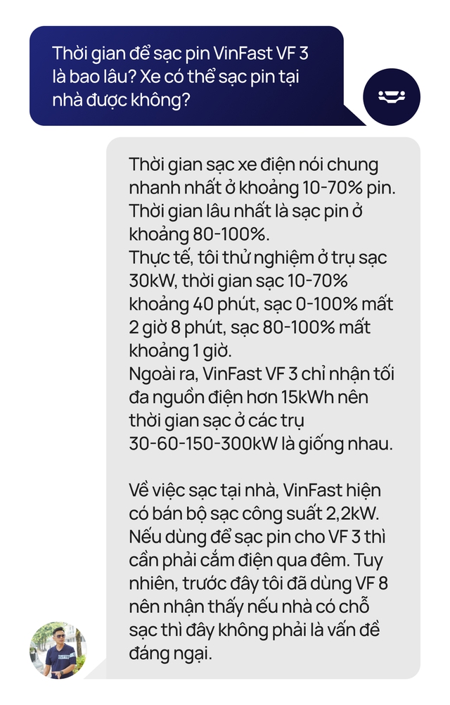 [Trên Ghế 10] Hỏi nhanh đáp gọn VinFast VF 3: Ai nên mua, sạc bao lâu, đi bao xa, thay được xe máy và dễ lật không?- Ảnh 6.