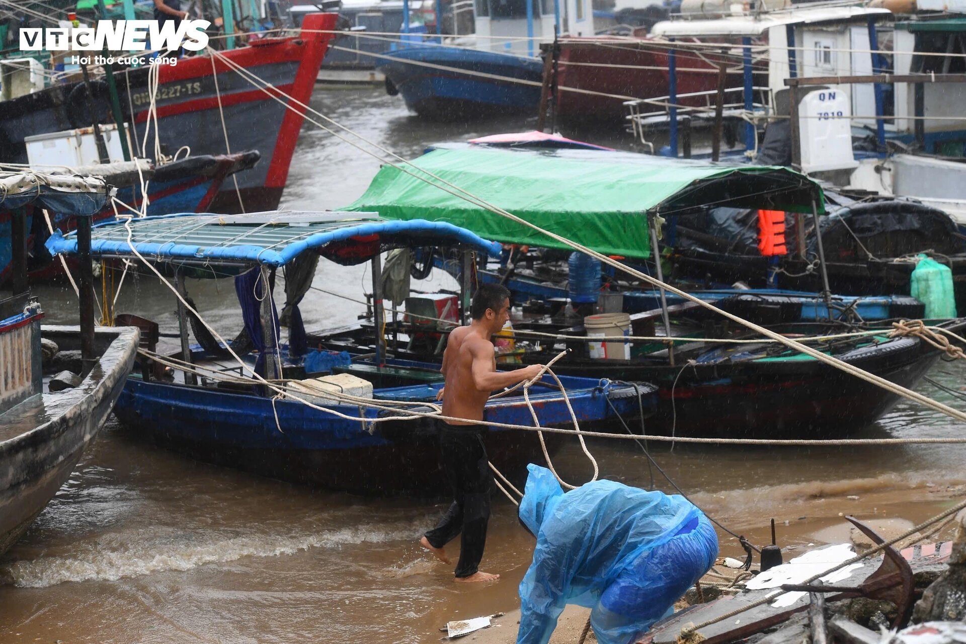 Bão Yagi nhấn chìm thuyền bè , ngư dân Quảng Ninh đau lòng - Ảnh 6.