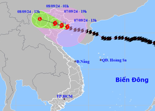 Bão số 3 ập vào: Quảng Ninh gió giật cấp 17, Hà Nội gió rít liên tục- Ảnh 1.