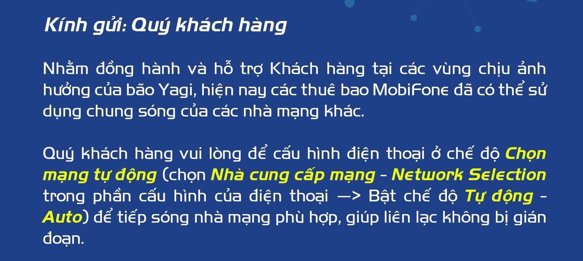 Không để chính quyền, người dân mất liên lạc: Nhà mạng “liên thông” sóng di động, ứng phó bão Yagi - Ảnh 1.