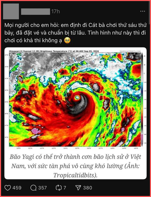 KHÓ HIỂU: Bất chấp bão Yagi, vẫn có người thản nhiên ra đường tập thể dục, lao thẳng vào tâm bão du lịch!- Ảnh 3.