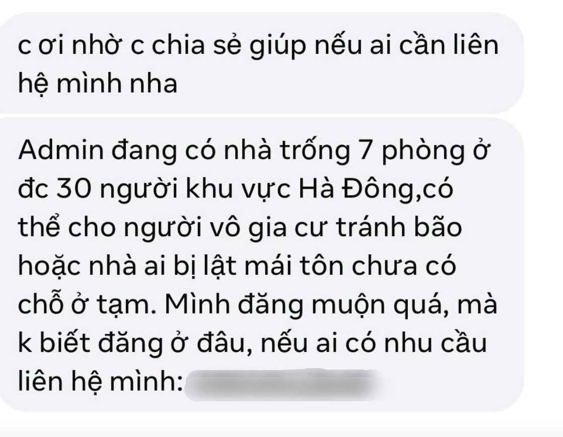 Ngoài trời gió mưa, lòng người ấm áp: Chủ căn chung cư rộng 100m2, mua chưa kịp ở ra thông báo gây sốt- Ảnh 8.