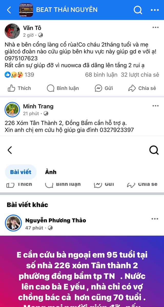 Lũ báo động ở Thái Nguyên, nhiều người dân kêu cứu- Ảnh 9.