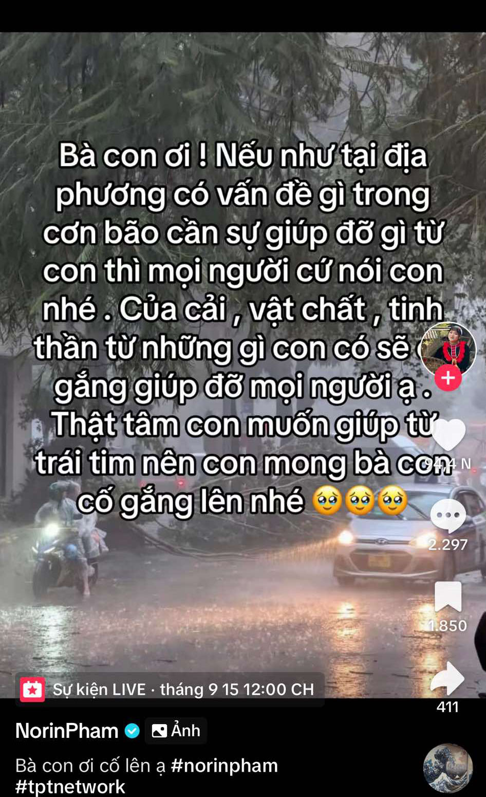 Ph&aacute;t ng&ocirc;n của Phạm Thoại về t&igrave;nh h&igrave;nh mưa b&atilde;o ở miền Bắc g&acirc;y tranh c&atilde;i- Ảnh 6.