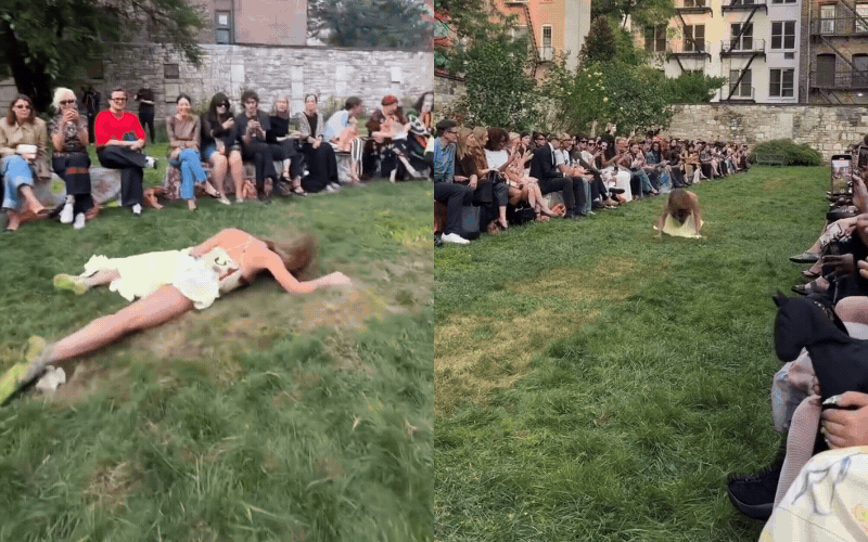 Show thời trang có model lộn nhào, ngã sấp mặt khiến netizen “nóng mắt”- Ảnh 7. Show thời trang có model lộn nhào, ngã sấp mặt khiến netizen “nóng mắt”- Ảnh 7.