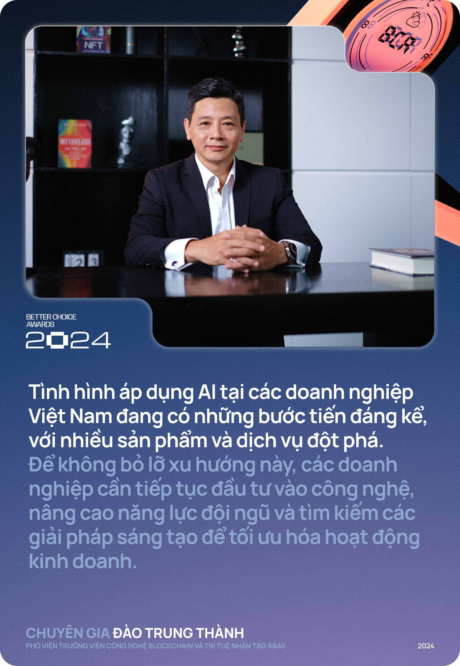 Phó Viện trưởng ABAII đào Trung Thành: Ứng dụng AI tại Việt Nam không phải ' Cây Đũa thần ' - Ảnh 2. Phó Viện trưởng ABAII đào Trung Thành: Ứng dụng AI tại Việt Nam không phải ' Cây Đũa thần ' - Ảnh 2.