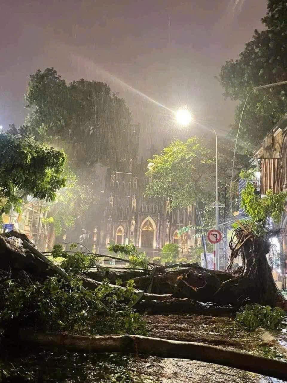 Con đường của những "nàng thơ" ở Hà Nội tan hoang sau bão Yagi - Ảnh 13.