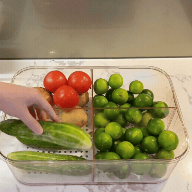 Nhìn cách cô gái dùng hộp để cất thực phẩm mà mê: Rau củ để cả tuần không hỏng, tủ lạnh sạch sẽ, gọn gàng- Ảnh 5. Nhìn cách cô gái dùng hộp để cất thực phẩm mà mê: Rau củ để cả tuần không hỏng, tủ lạnh sạch sẽ, gọn gàng- Ảnh 5.