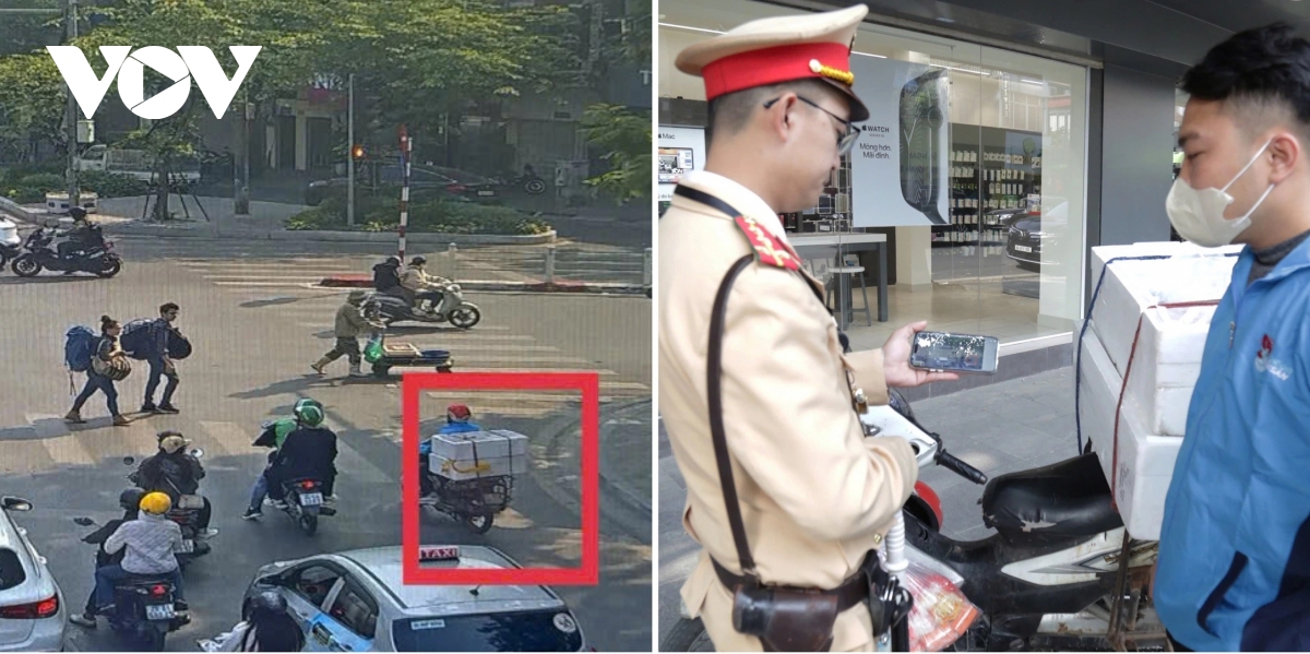 Ngày đầu áp dụng xử phạt giao thông nghiêm khắc , tài xế ân hận - Ảnh 1.