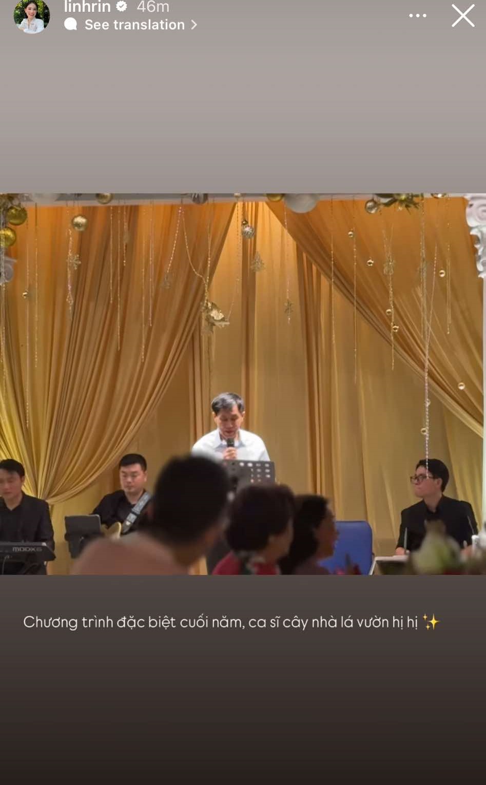 Đầu năm 2025, Linh Rin tiết lộ h&igrave;nh ảnh khi ở nh&agrave; của bố chồng tỷ ph&uacute;- Ảnh 1.