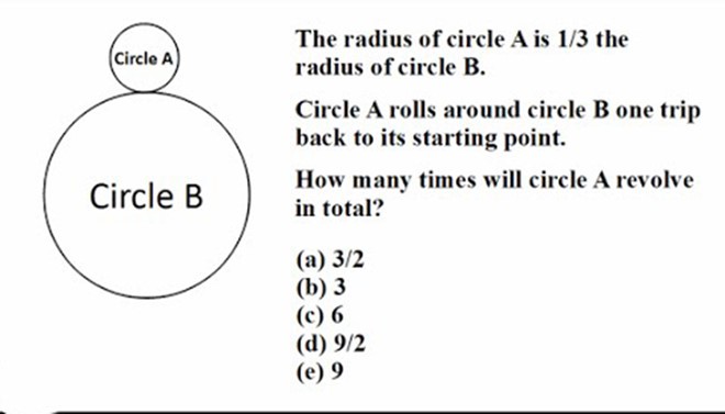 Bài toán SAT Về hai hình tròn thách thức 0 , 001 % thí sinh - Ảnh 1.