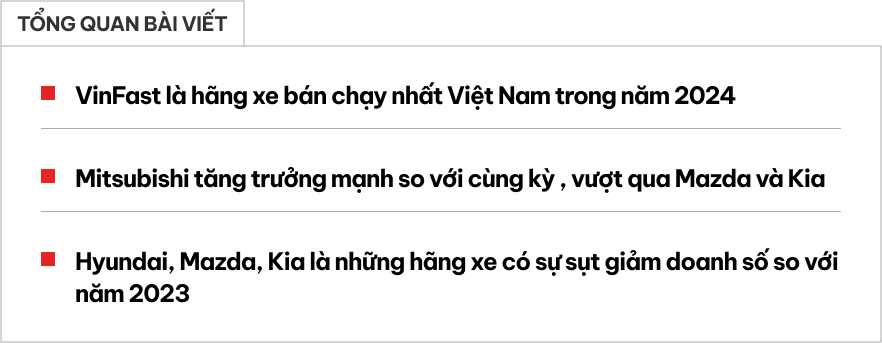 Mitsubishi lần đầu bán vượt Kia-Mazda, Toyota chỉ 'ế' trên mạng, Hyundai gây bất ngờ nhẹ- Ảnh 1.