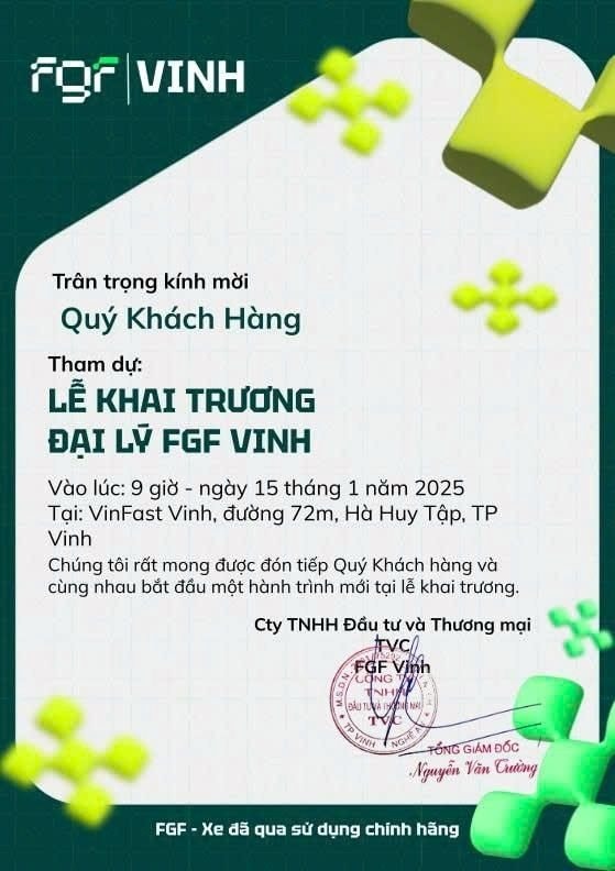 Công ty do ông Phạm Nhật Minh Hoàng làm CEO sẽ mở đại lý đầu tiên tại Nghệ An trong ngày trọng đại - Ảnh 2.