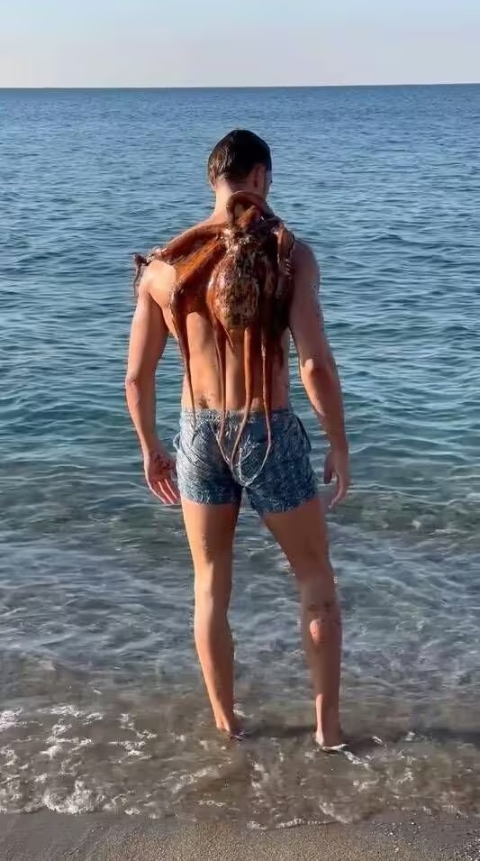 Người đ&agrave;n &ocirc;ng bị "sinh vật b&iacute; ẩn" tấn c&ocirc;ng k&eacute;o xuống nước khi đi bơi ở biển - Ảnh 2.