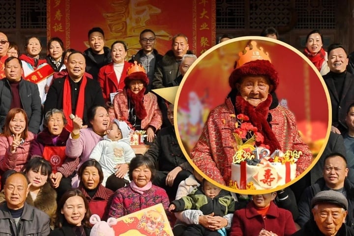 Bí quyết trường thọ của cụ bà 124 tuổi ăn mỡ lợn, đi ngủ sớm - Ảnh 1.