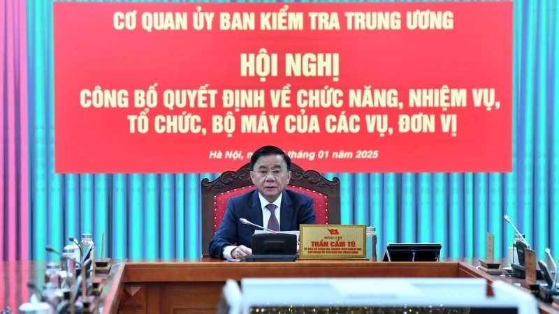 Quyết định giảm 2 vụ v&agrave; 7 ph&ograve;ng của Uỷ ban kiểm tra Trung ương - Ảnh 1.