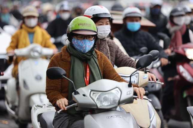 Miền Bắc rét khô kéo dài , Nhiệt độ giảm sâu - Ảnh 1.