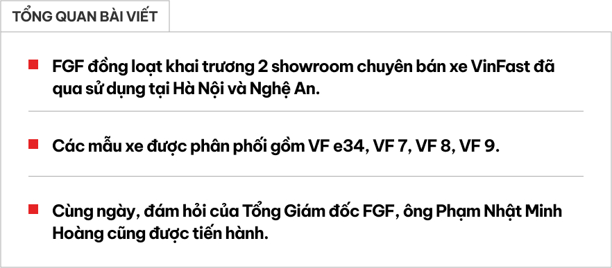 Ngày đẹp của FGF: TGĐ làm đám hỏi với Á hậu Phương Nhi, 6 showroom đầu tiên đồng loạt khai trương - Ảnh 1.