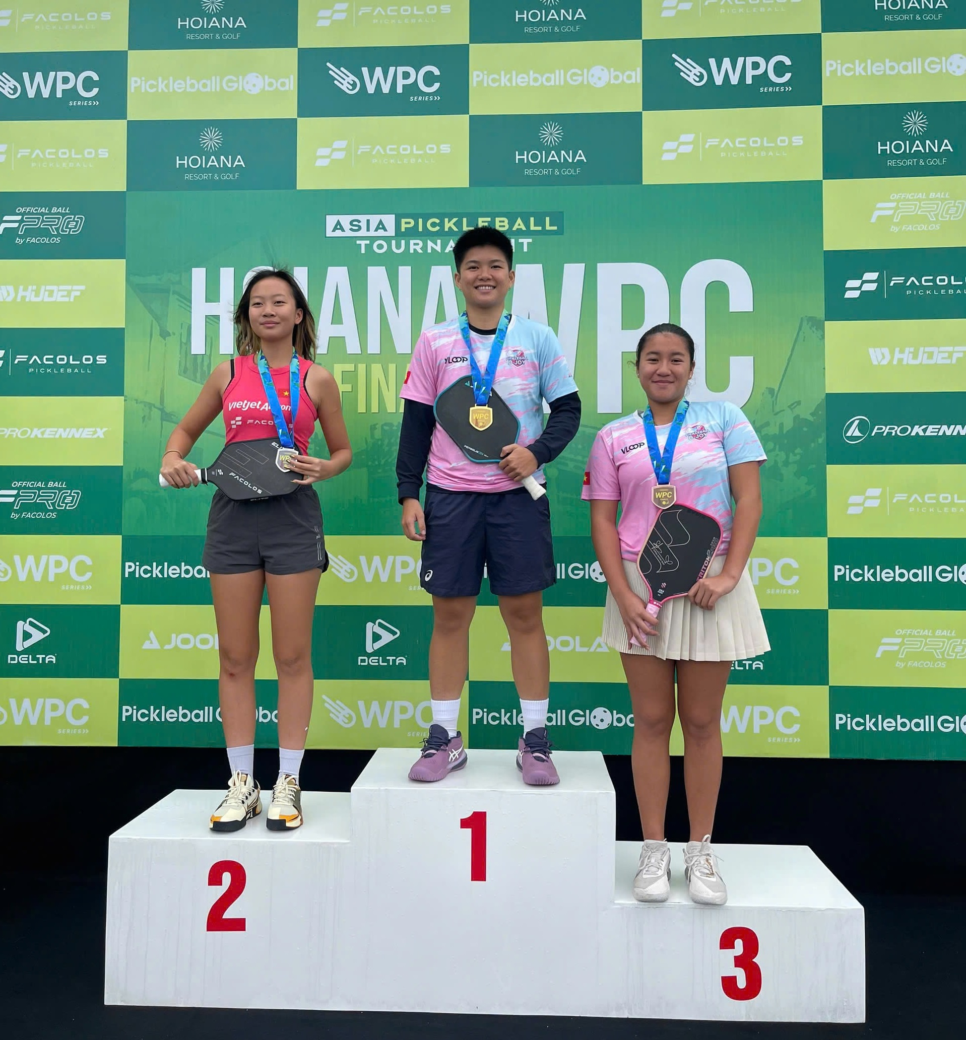 CLB Pickleball D-Joy tỏa sáng tại giải đấu Hoiana WPC Finals - Ảnh 1.