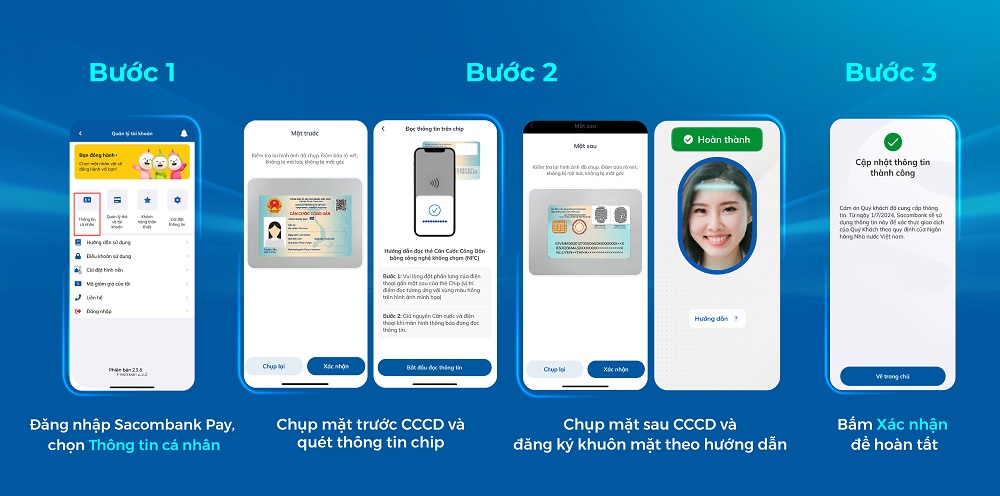 Cách xác thực sinh trắc học ngân hàng Vietcombank, Vietinbank, BIDV, VPBank - Ảnh 7.
