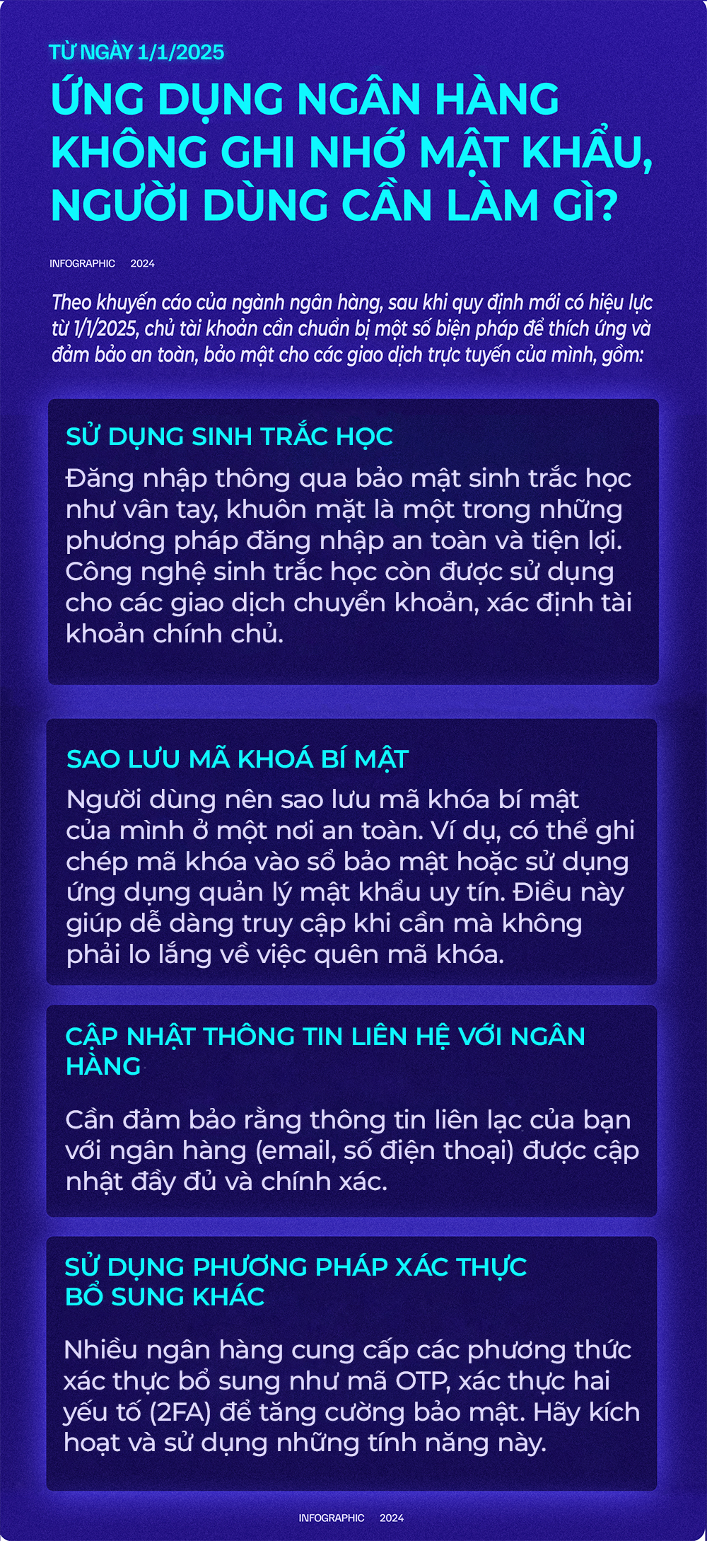 Từ 1/1/2025 hôm nay, ứng dụng ngân hàng không được ghi nhớ mật khẩu, người dùng cần làm gì?- Ảnh 2.