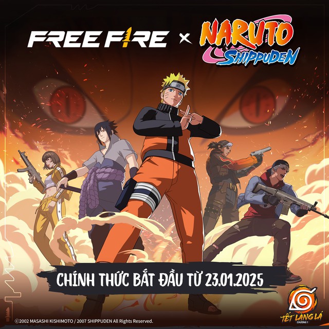 Naruto, Kakashi xuất hiện trong Free Fire g&acirc;y chấn động, game thủ nhận một loạt qu&agrave; miễn ph&iacute;- Ảnh 1.