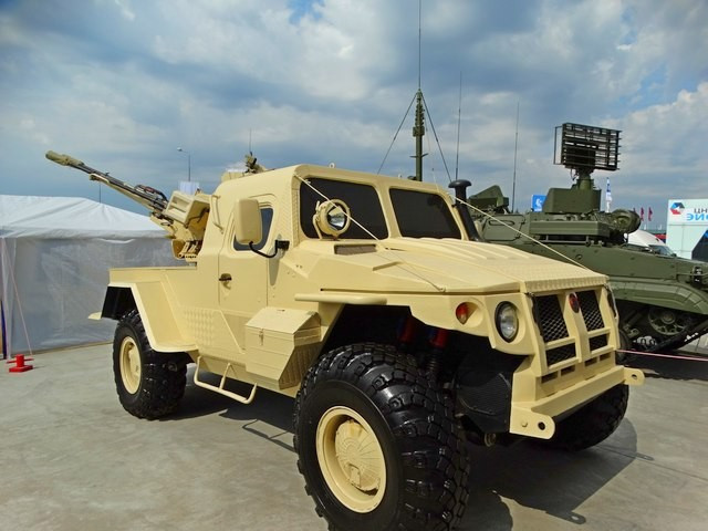 Xe bọc th&eacute;p SAMUM với ph&aacute;o 23 mm: ' S&aacute;t thủ ' m&aacute;y bay kh&ocirc;ng người l&aacute;i - Ảnh 2.