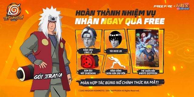 Naruto, Kakashi xuất hiện trong Free Fire g&acirc;y chấn động, game thủ nhận một loạt qu&agrave; miễn ph&iacute;- Ảnh 6.