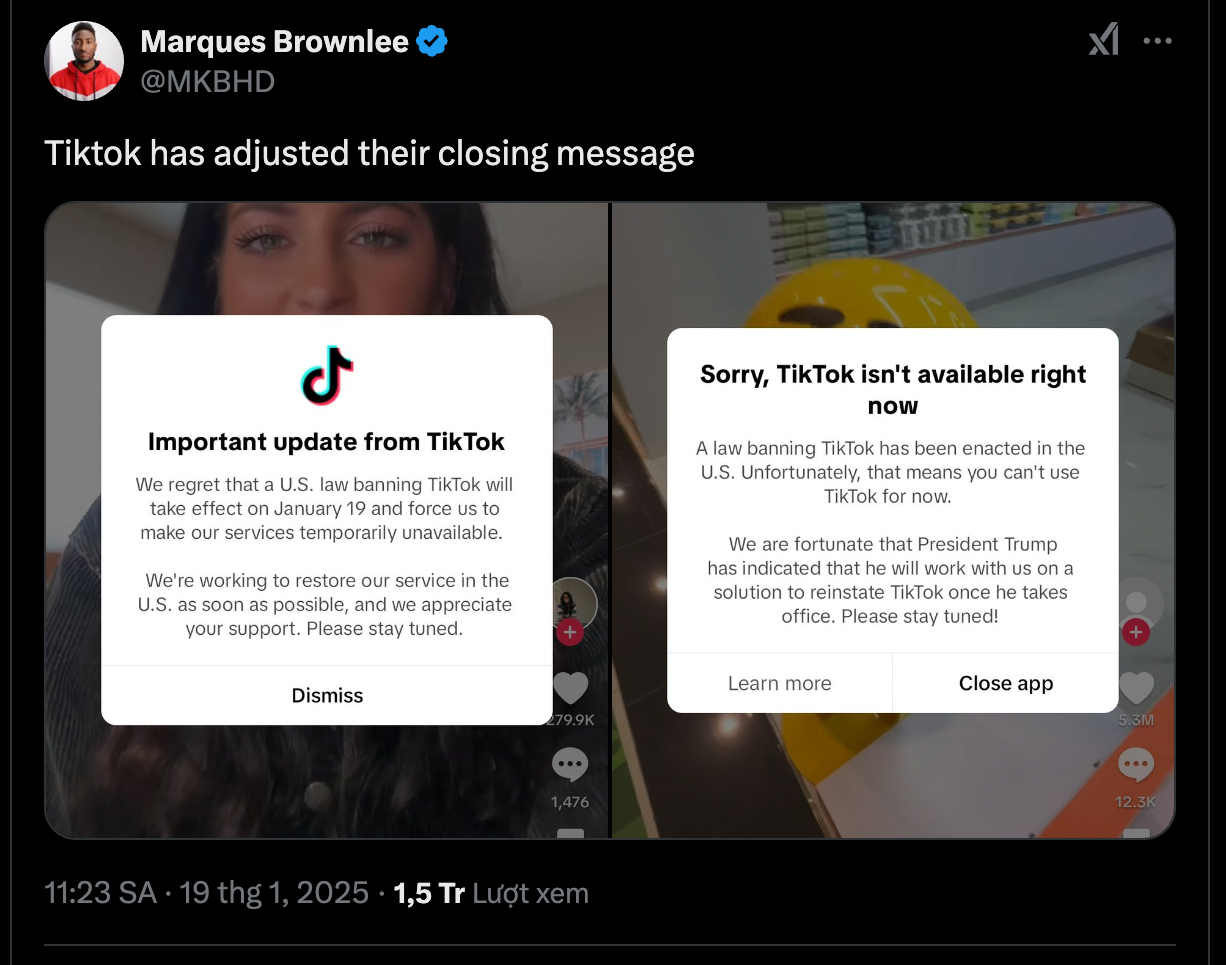 TikTok chính thức biến mất tại Mỹ khiến Gen Z và influencer hoang mang - Ảnh 1.