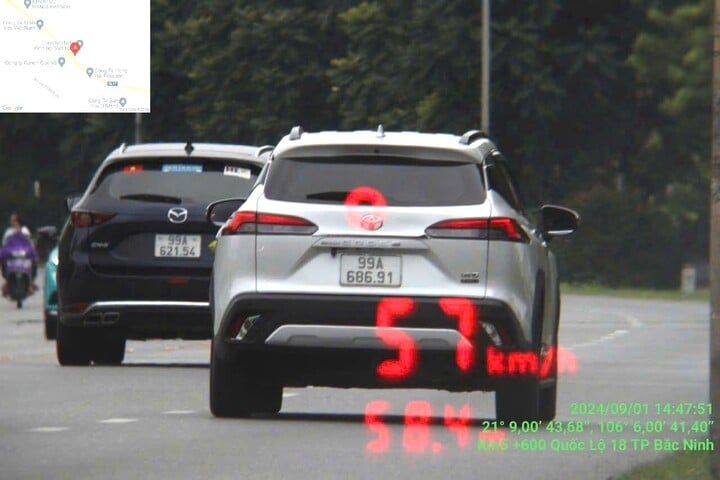 Danh sách xe bị phạt 2025: 523 Phương tiện vi phạm tốc độ tại Bắc Ninh tuần đầu năm - Ảnh 2.