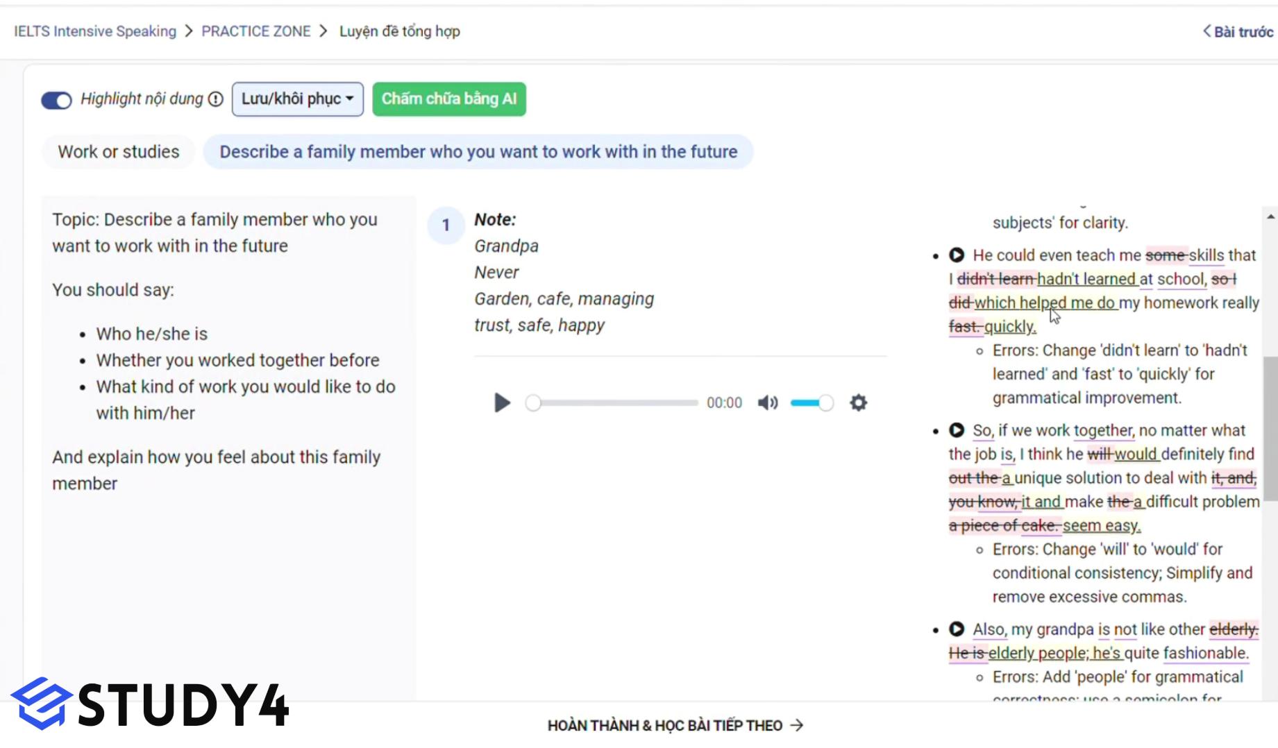 STUDY4 áp dụng trí tuệ nhân tạo thông minh vào giáo dục IELTS - Ảnh 1.