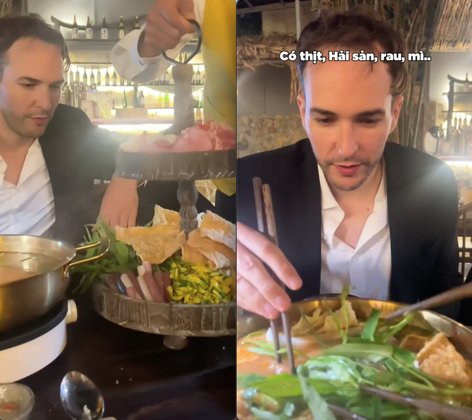 Đi ăn lẩu, kh&aacute;ch T&acirc;y lấy 1 m&oacute;n đồ bỏ t&uacute;i mang về khiến d&acirc;n mạng phải thốt l&ecirc;n: "Anh biết qu&aacute; nhiều rồi đấy"! - Ảnh 1.