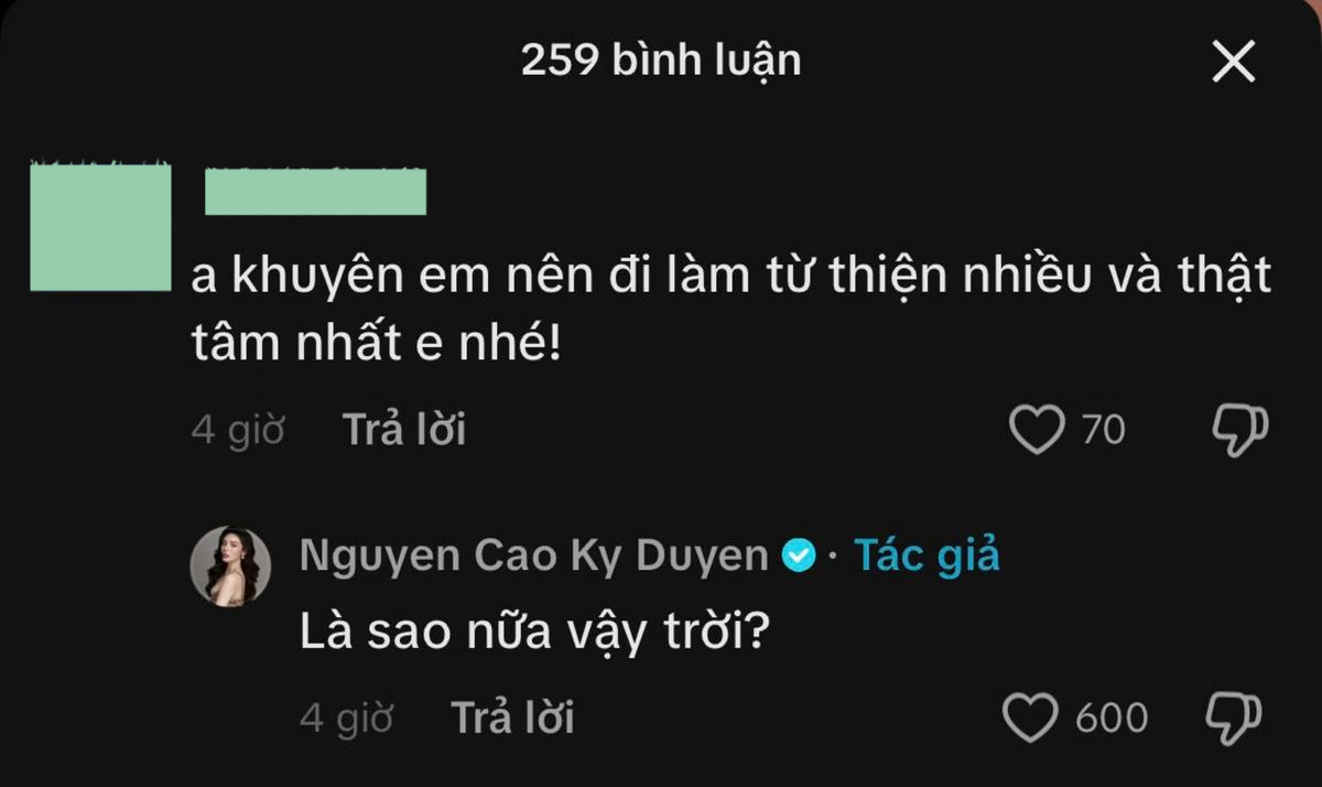 Hoa hậu Kỳ Duy&ecirc;n lại đ&aacute;p trả- Ảnh 1.