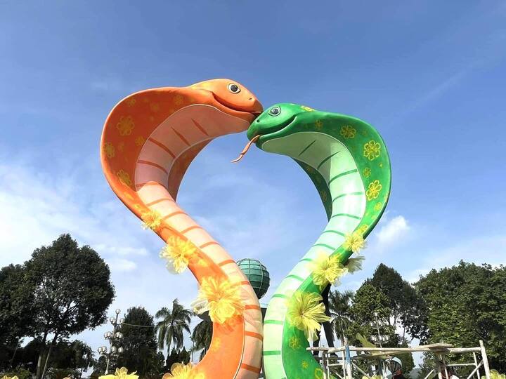 Khám phá linh vật rắn đẹp nhất Tết Ất Tỵ 2025 trên khắp các tỉnh thành - Ảnh 12.