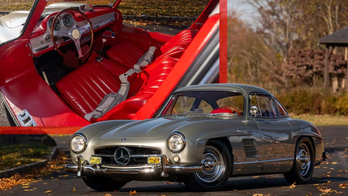 Bán đấu giá Mercedes-Benz 300SL Gullwing nguyên bản đời 1957 đáng giá 2 triệu đô - Ảnh 1.