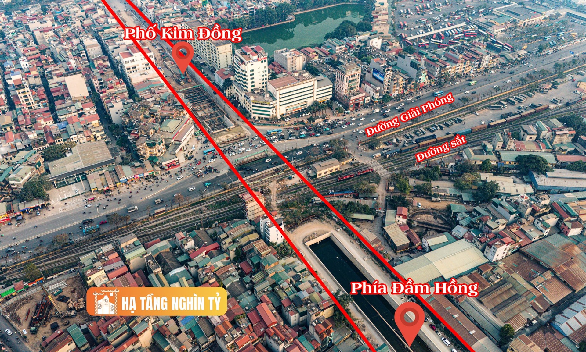 Hầm chui đầu tiên ở Hà Nội dưới đường sắt sắp hoàn thành - Ảnh 1.