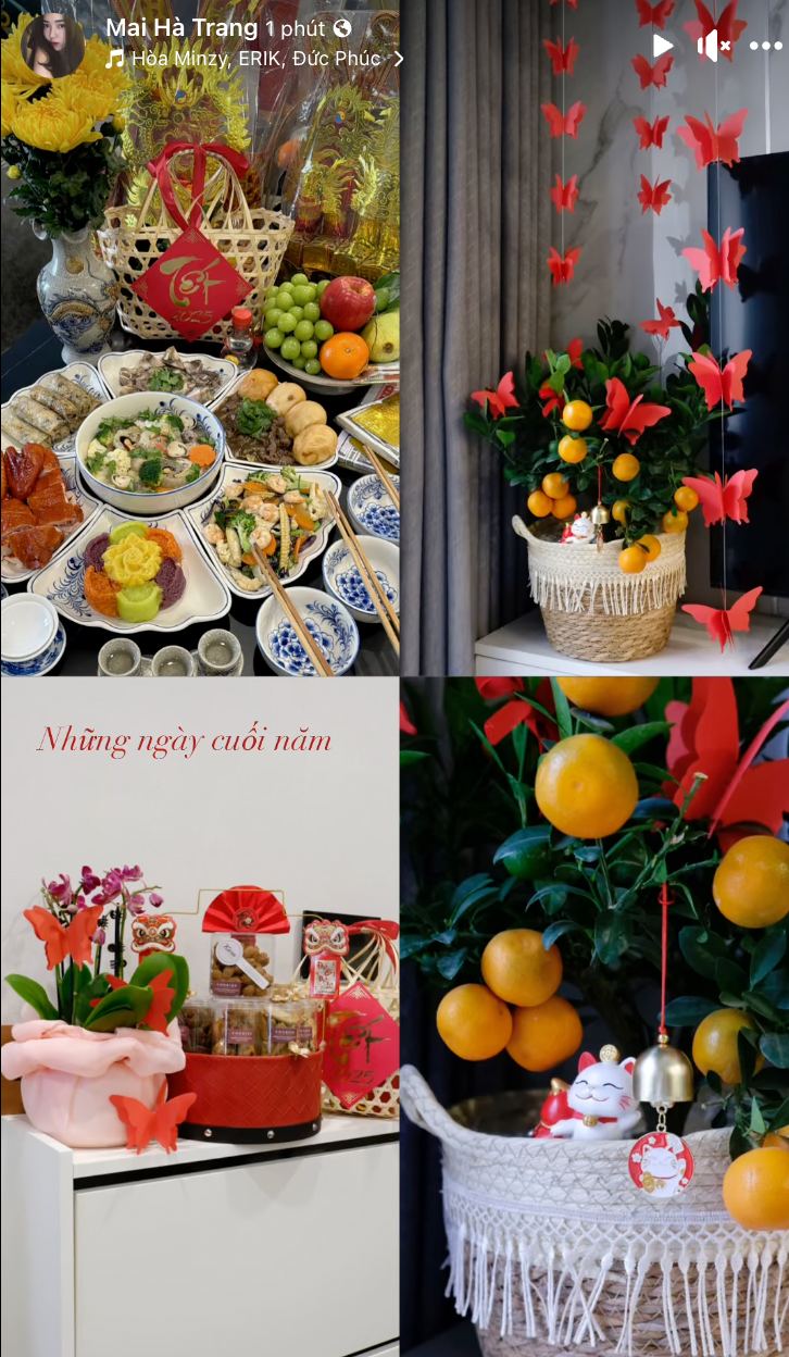 Hội cầu thủ nổi tiếng đ&oacute;n tết: Xu&acirc;n Son "nhập gia tuỳ tục" h&aacute;t karaoke tưng bừng, Văn L&acirc;m c&ugrave;ng vợ bầu decor nh&agrave; cửa - Ảnh 7.