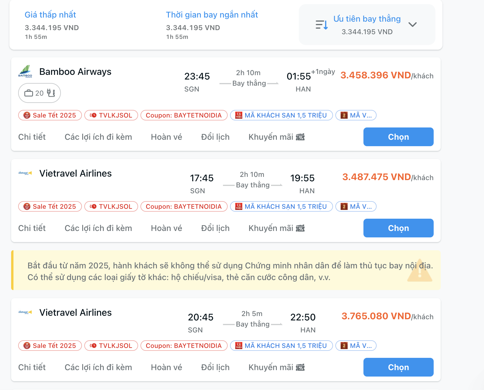 Bất ngờ với gi&aacute; v&eacute; m&aacute;y bay TP HCM - H&agrave; Nội ng&agrave;y 29 Tết v&agrave; đ&ecirc;m giao thừa- Ảnh 4.