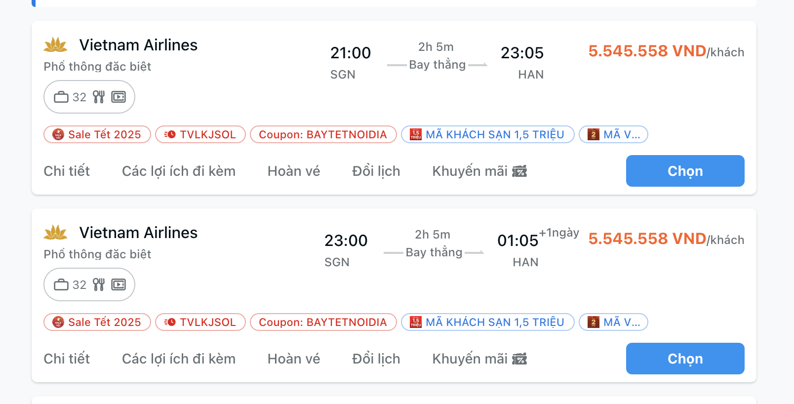 Bất ngờ với gi&aacute; v&eacute; m&aacute;y bay TP HCM - H&agrave; Nội ng&agrave;y 29 Tết v&agrave; đ&ecirc;m giao thừa- Ảnh 2.