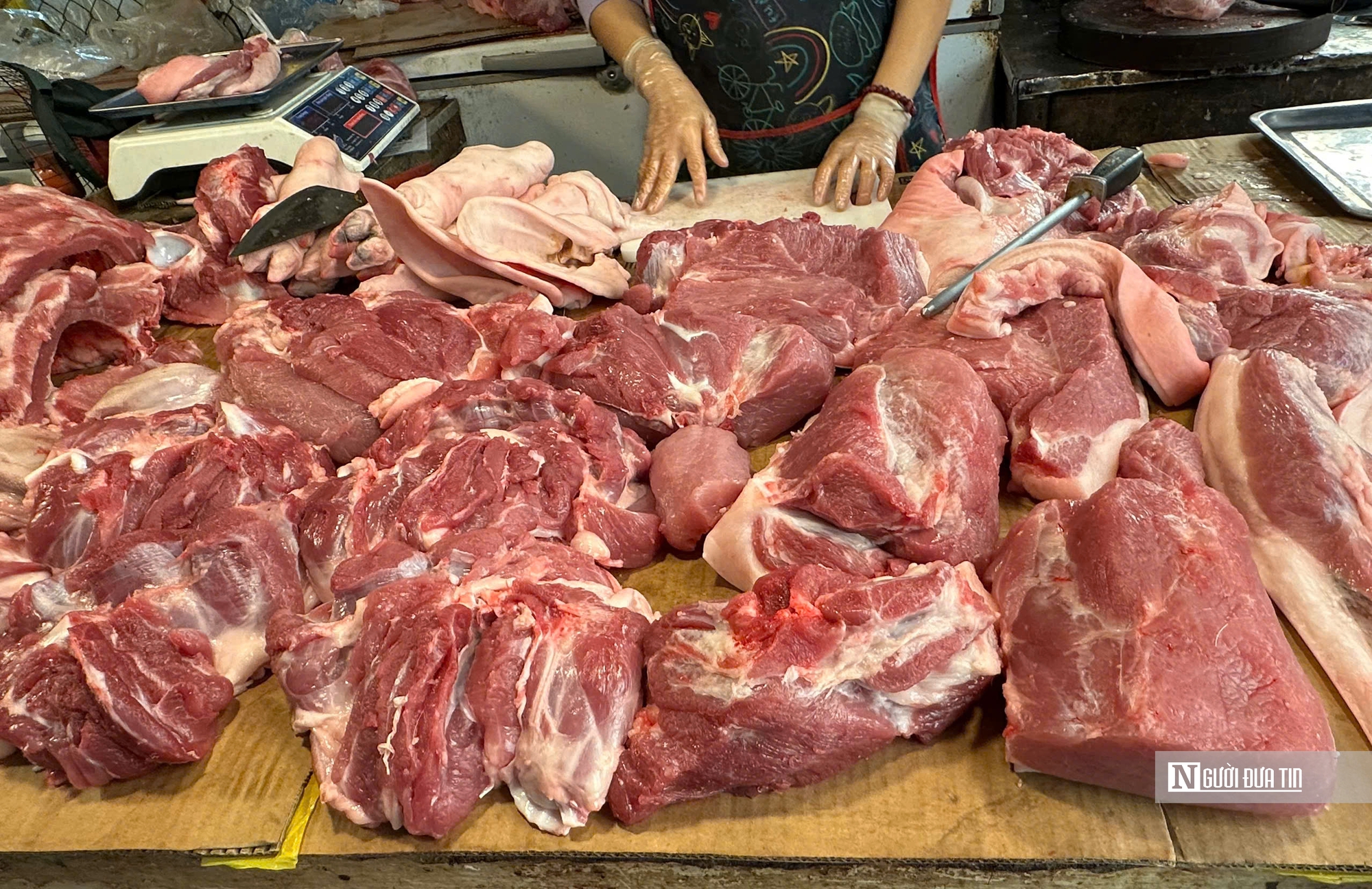 Gần Tết, thịt tươi sống đồng loạt "rủ nhau" tăng gi&aacute;- Ảnh 1.