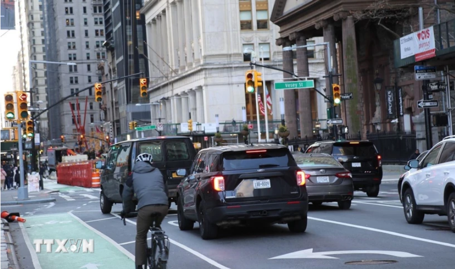 New York - thành phố đầu tiên của Mỹ thu phí tắc nghẽn giao thông - Ảnh 1. New York - thành phố đầu tiên của Mỹ thu phí tắc nghẽn giao thông - Ảnh 1.