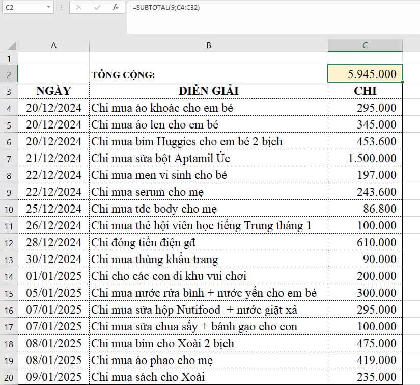 Mẹ bỉm 2k hỏi cách vén khéo nhưng nhìn bảng chi cho con ai cũng sốc, lương 7 triệu mà tiêu gì thế này?- Ảnh 1.