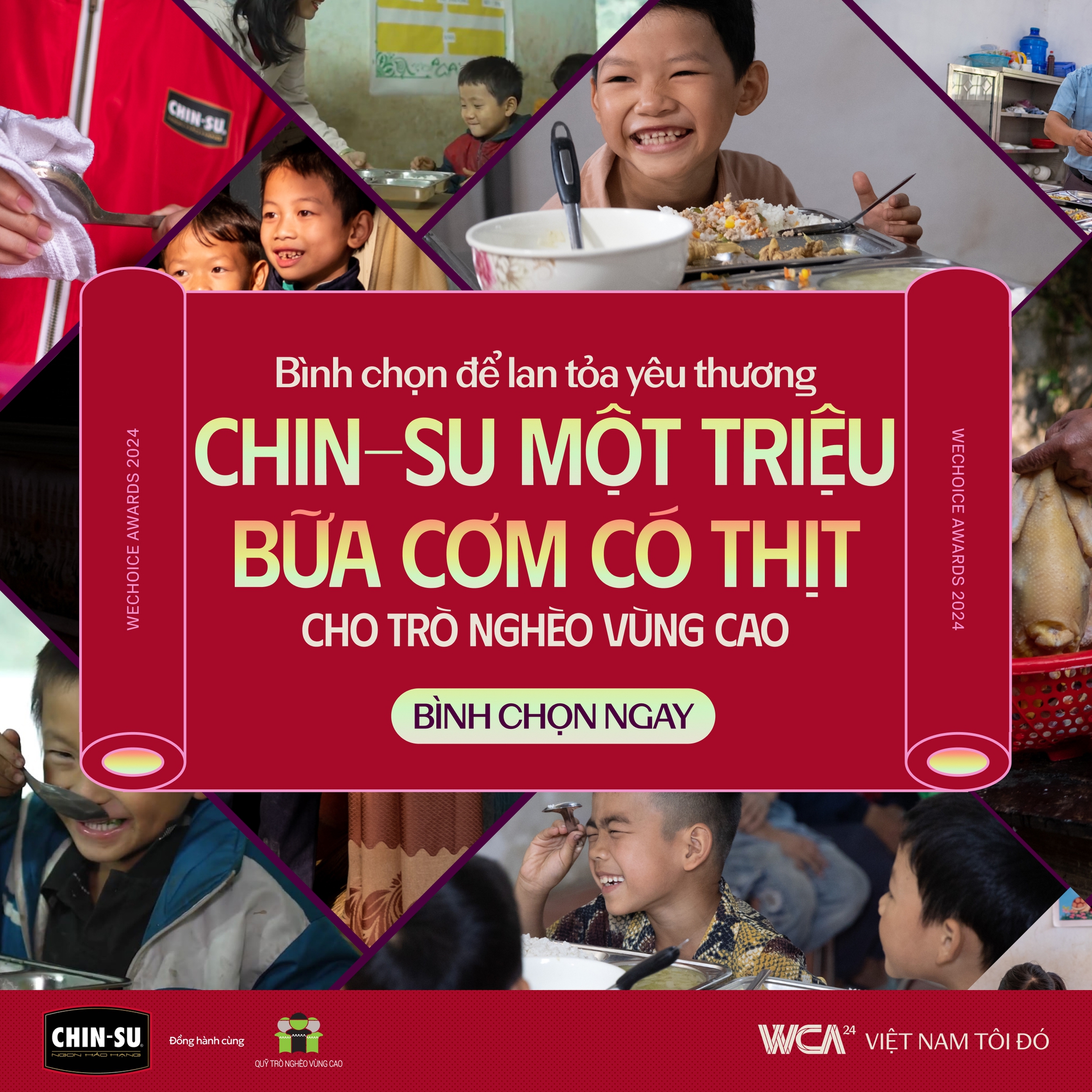 Nghi ngút chảo thịt kho trứng khổng lồ, CHIN-SU Một triệu bữa cơm có thịt mang Tết lên bản cho các trò vùng cao- Ảnh 14.