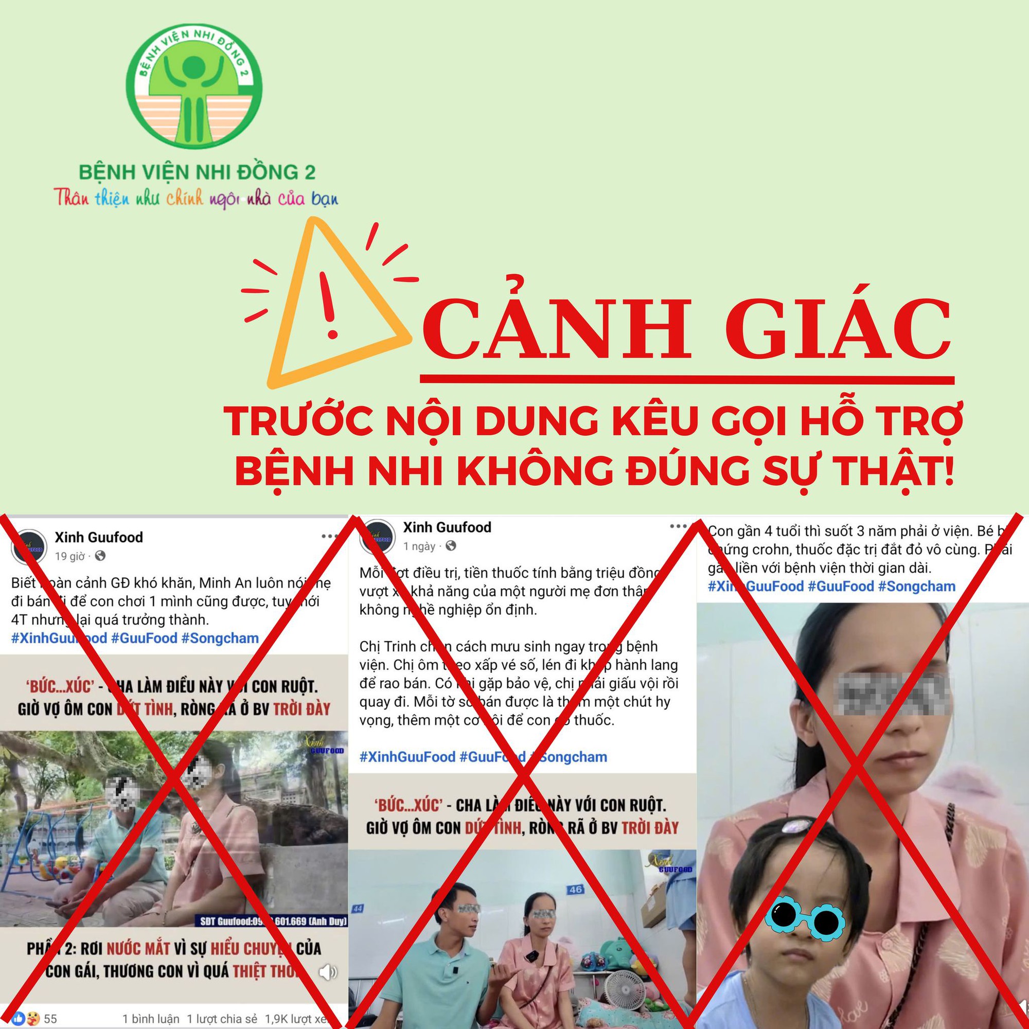 Bệnh Viện Nhi Đồng 2 Phát Cảnh Báo Chiêu Trò Lợi Dụng Lòng Thương Để Trục Lợi- Ảnh 1. Bệnh Viện Nhi Đồng 2 Phát Cảnh Báo Chiêu Trò Lợi Dụng Lòng Thương Để Trục Lợi- Ảnh 1.