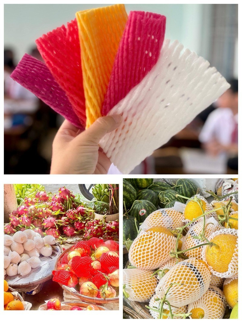 Vỏ xốp bọc trái cây thành tác phẩm ý nghĩa trước thềm Trung thu- Ảnh 2.