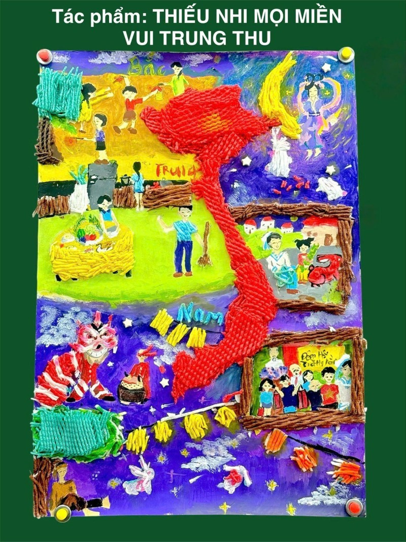 Vỏ xốp bọc trái cây thành tác phẩm ý nghĩa trước thềm Trung thu- Ảnh 7.